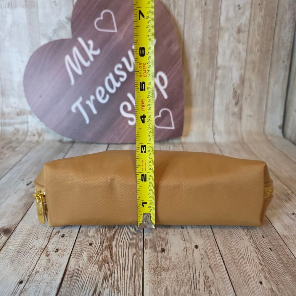 Women's Burberry Tan Cosmetic Bag - Picture 4 of 7